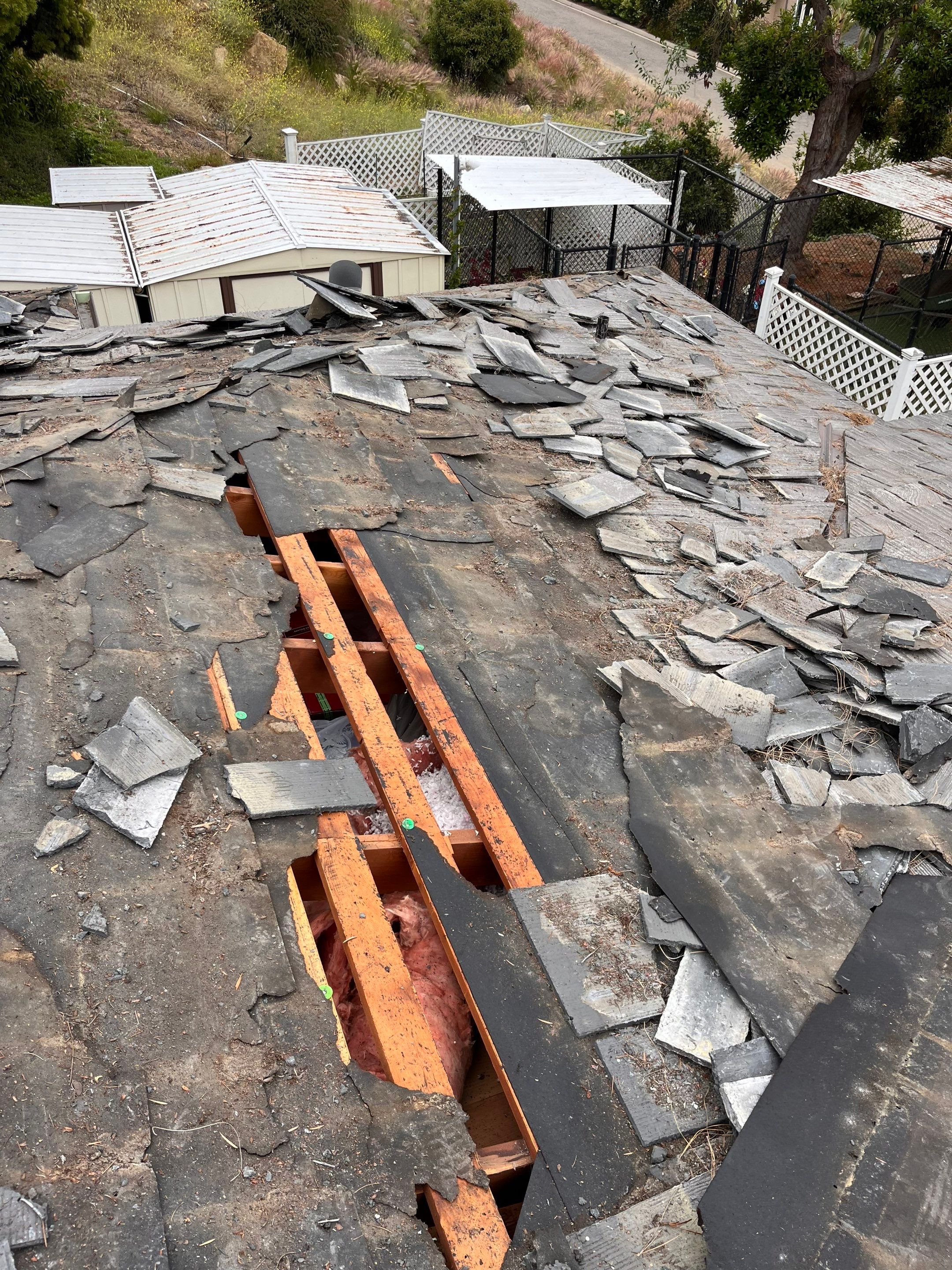 Title 24 Compliant Residential Cool Roof Replacement in La Mesa by Reliable Roofing San Diego Inc.