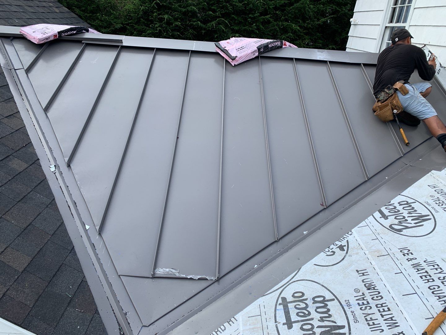 Residential Roofing Installation using Owens Corning TruDefinition by A Plus Exterior