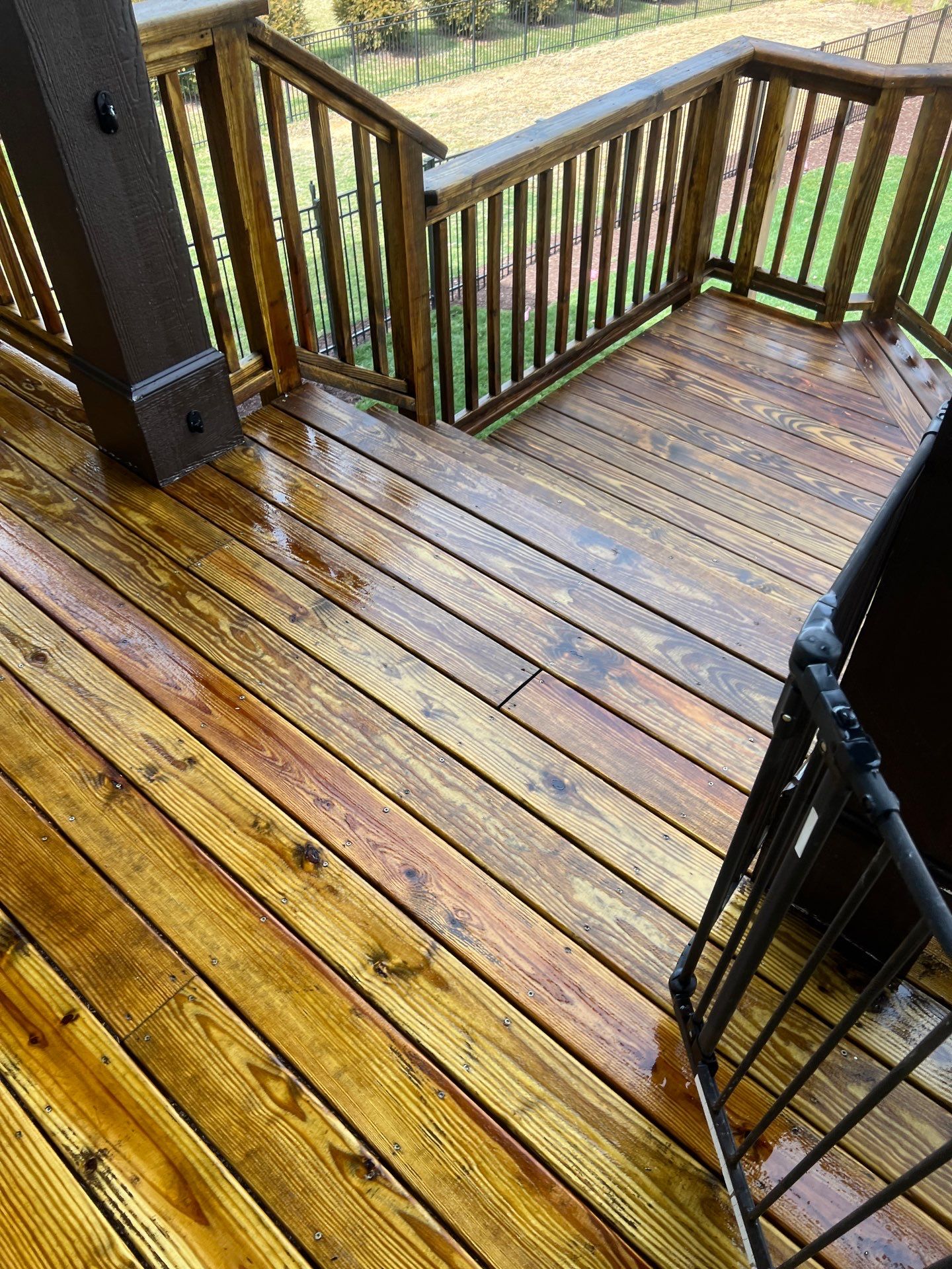 Coated Deck using Wood Sealant by DuraSeal