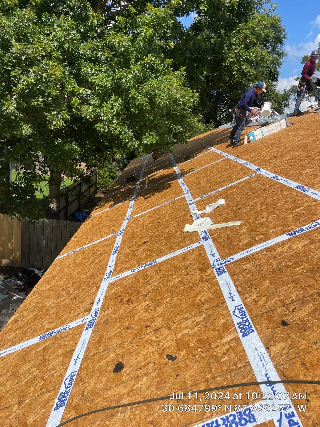 Residential Roofing Installation using Roof Replacement by American Roofing & Construction LLC