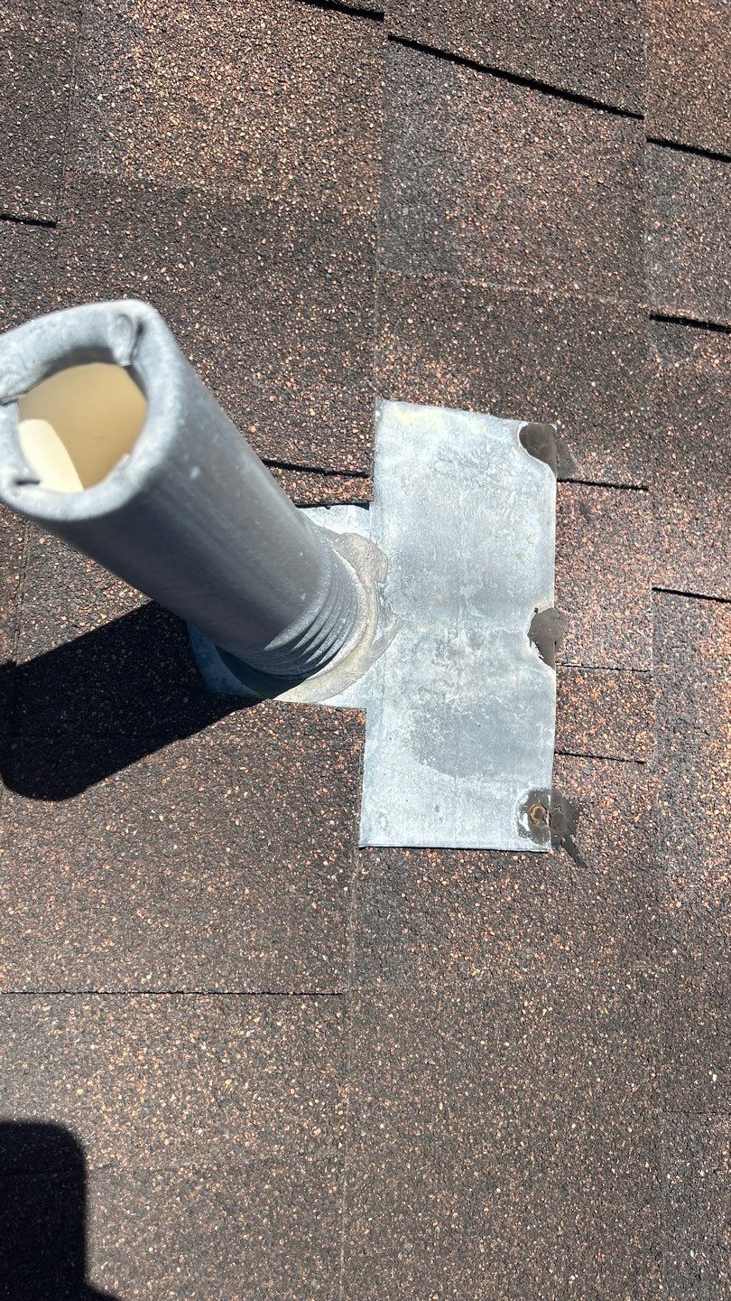 Residential Roofing Repair using Custom Fabricated Metal Spark Arrestor and Roof Tune-Up by Lighthouse Roofing