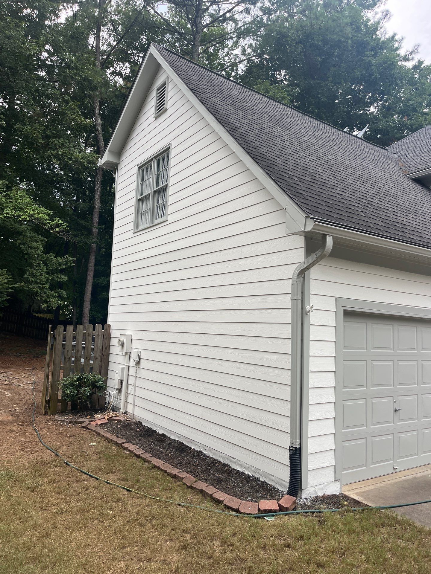 Siding and Rotten Wood Replacement with Exterior Painting in Woodstock,GA by Nelson Exteriors