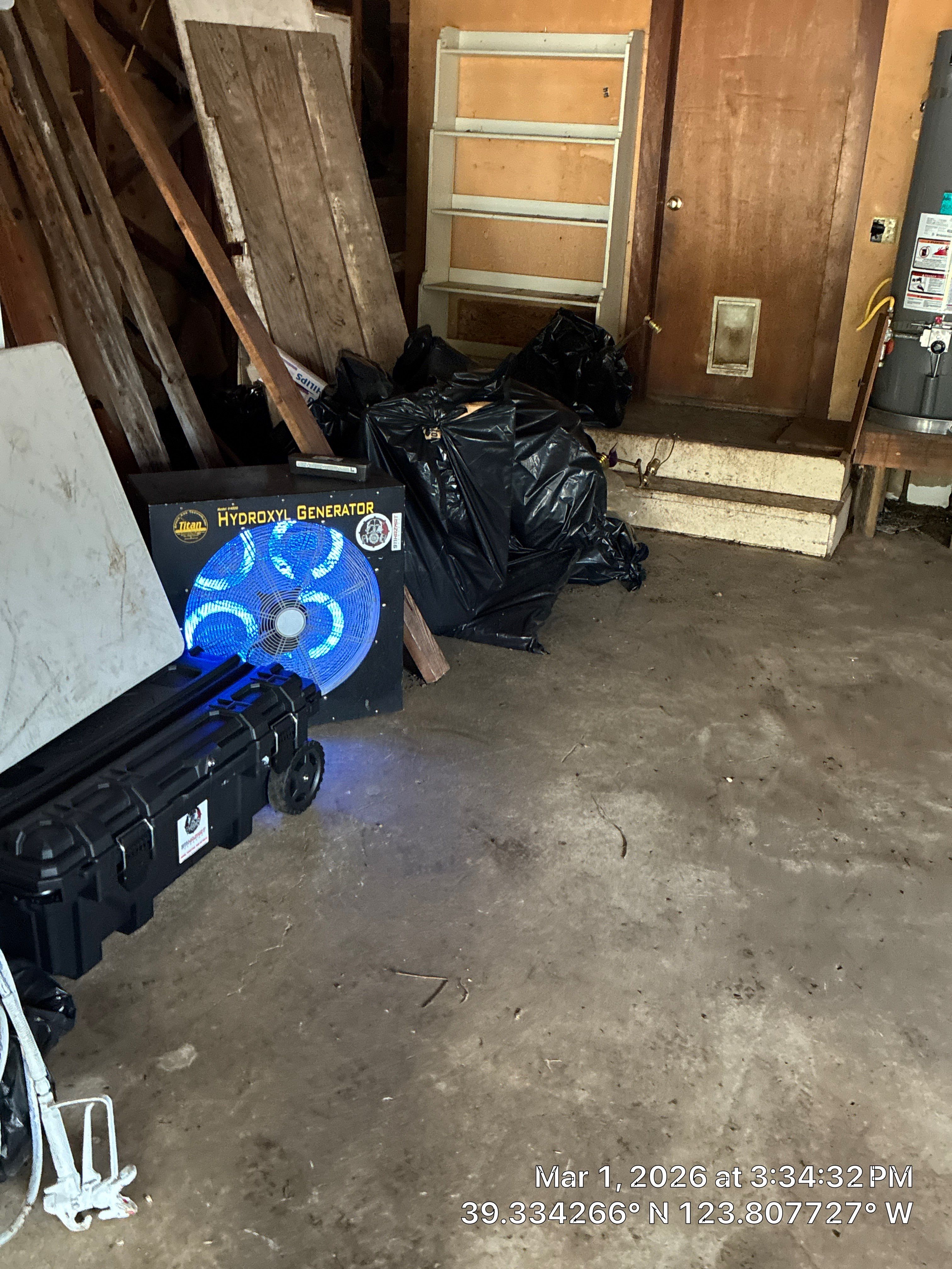 Project in Mendocino by 911 Hazmat Cleanup 