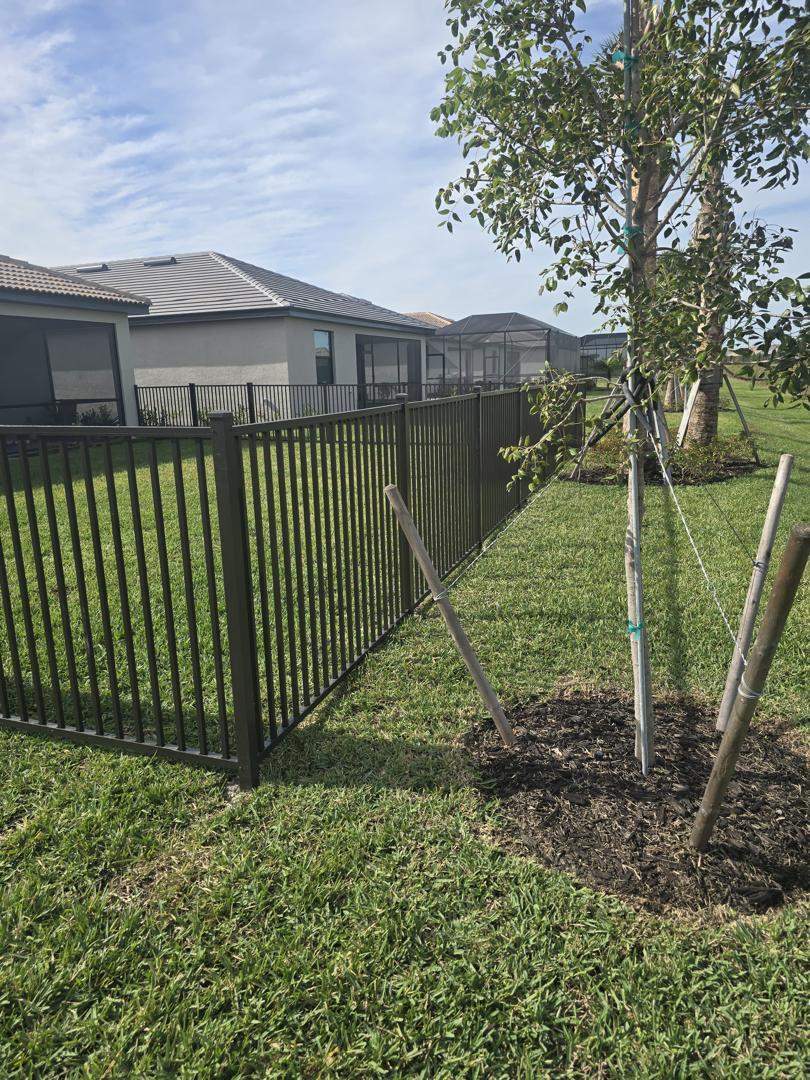 Commercial Bronze Aluminum in Estero by True Fence LLC
