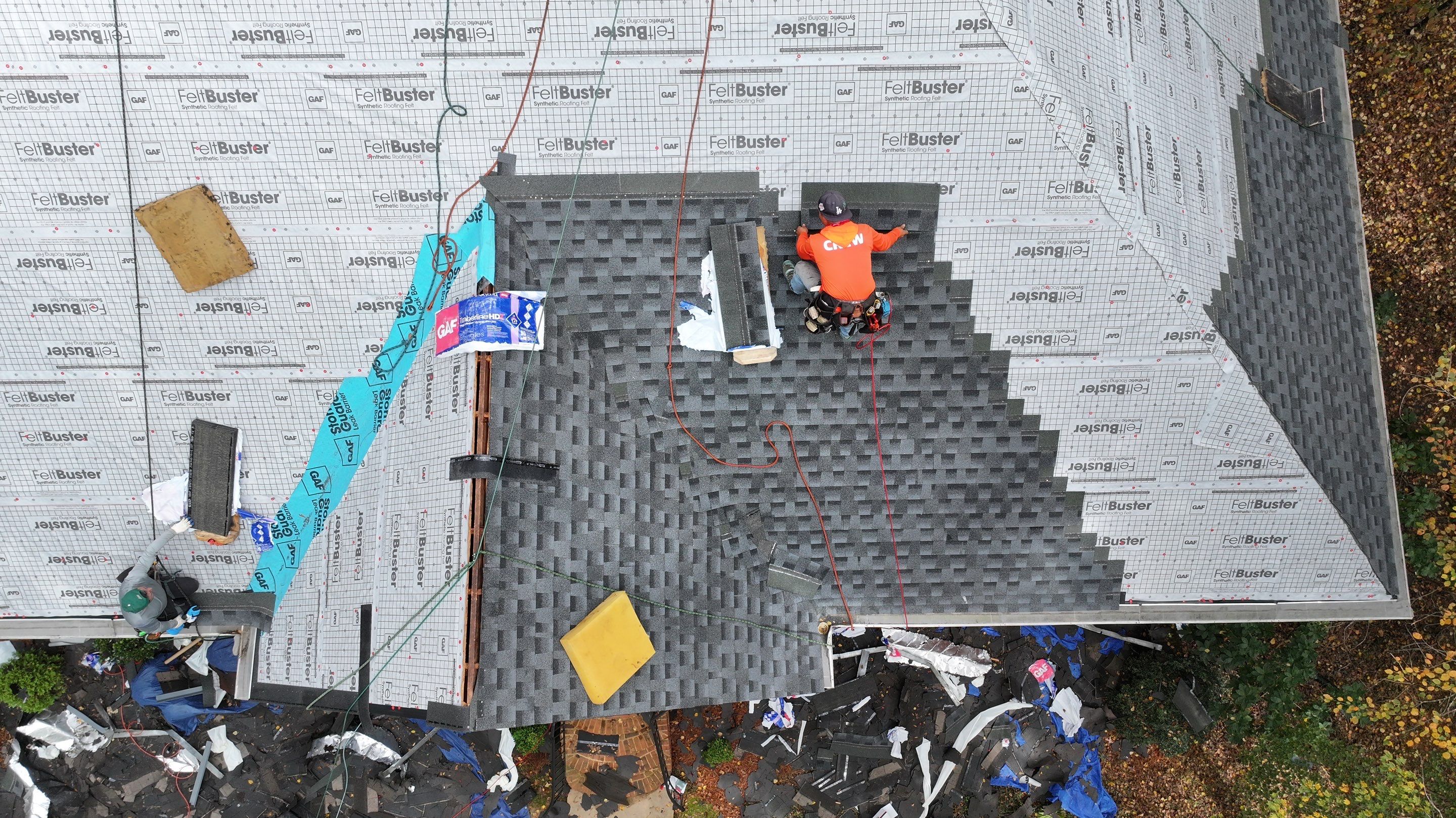 GAF Timberline HDZ in Charcoal by Element Pros Roofing, LLC