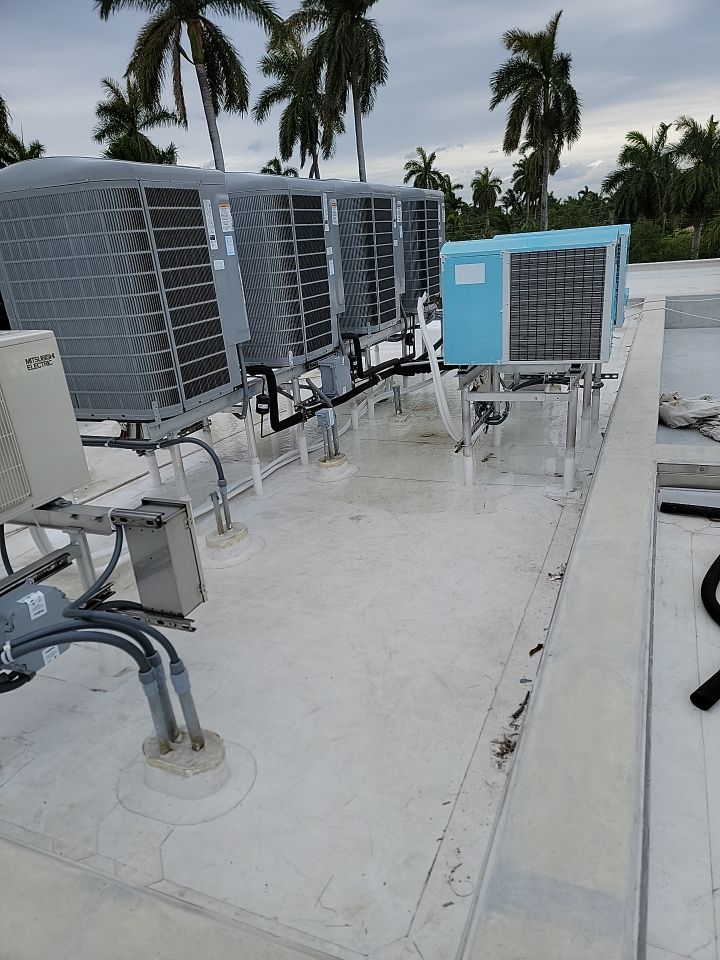 TPO Flat Roof Installation for a Miami Beach Commercial Residence by AJF ROOFING INC