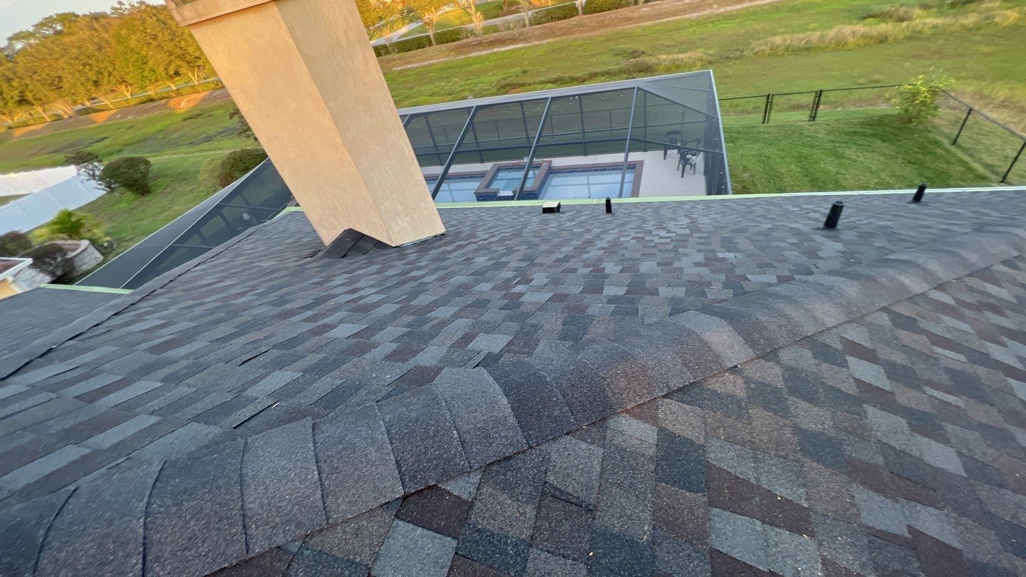 Residential Roofing Installation using GAF Timberline HDZ American Harvest by 1st Class Roofing, Inc.