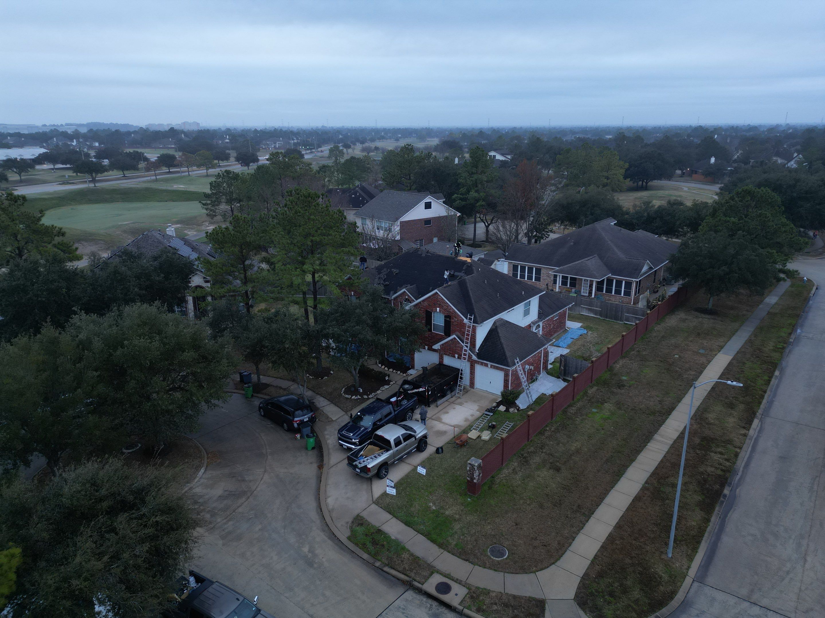 OC Duration Driftwood by HHH Roofing & Construction