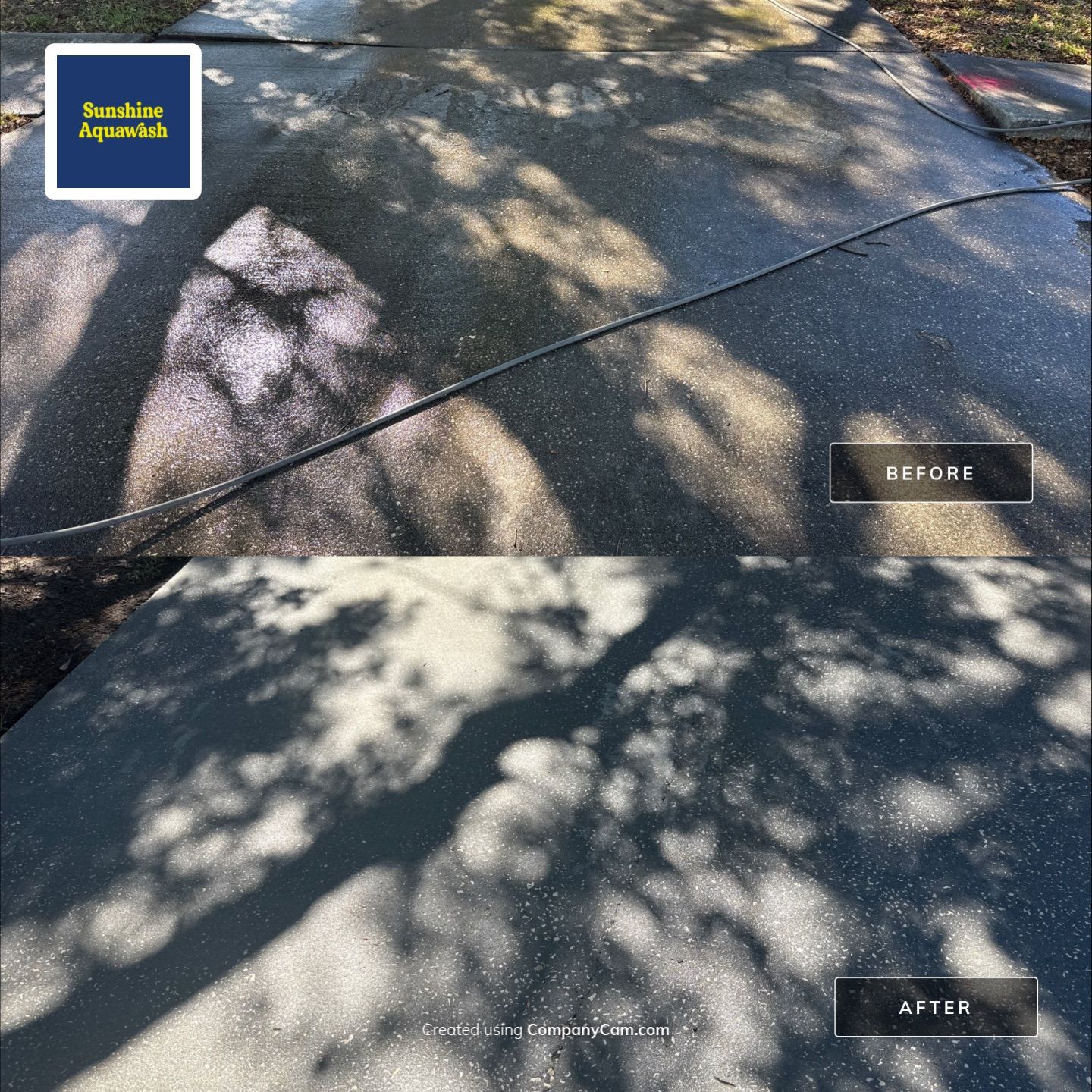 Concrete Driveway & Sidewalk Cleaning ā Peppermill IV at Providence Lakes, Brandon, FL by Sunshine AquaWash