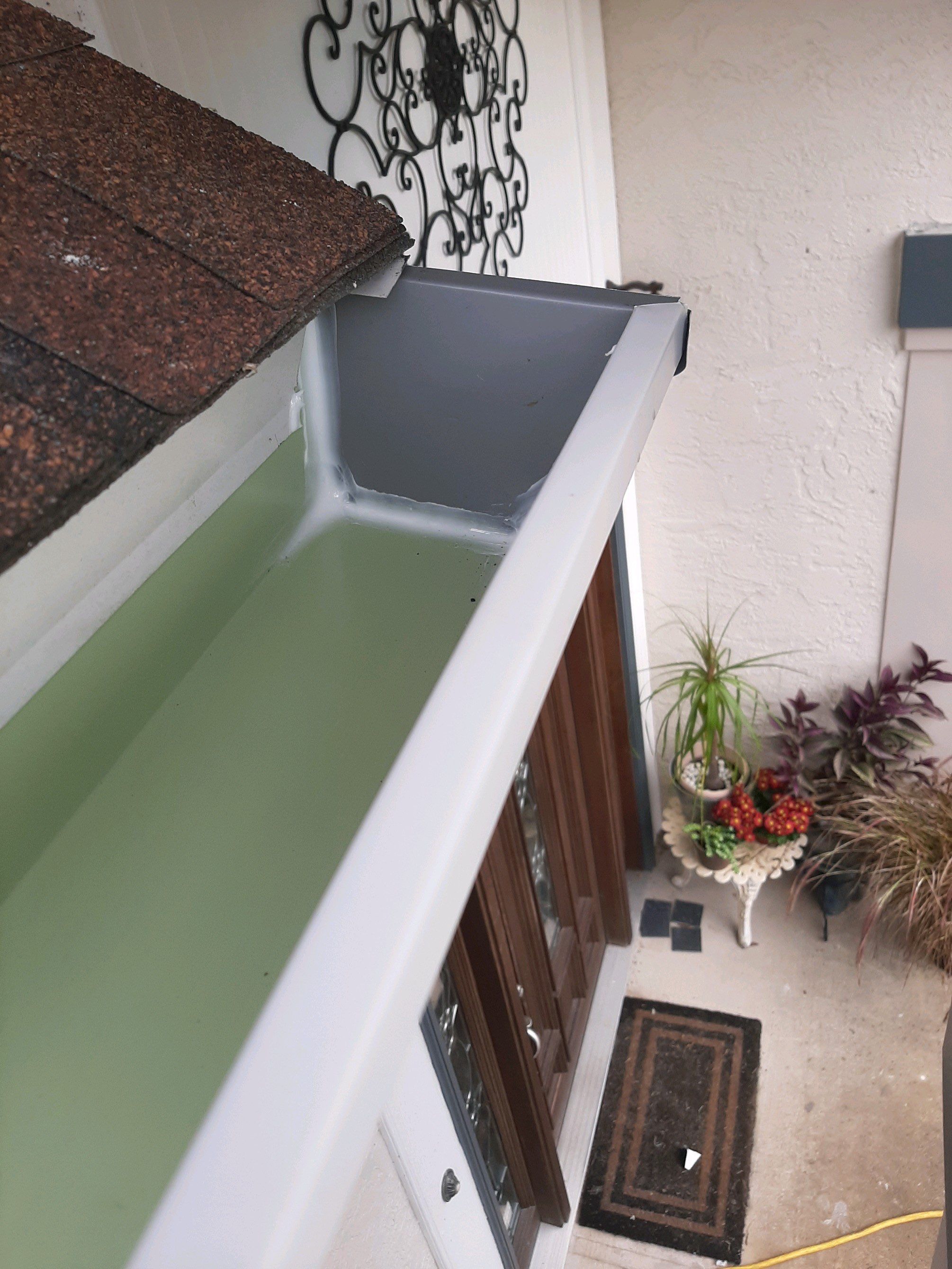 Gutter Installation using K-Style Seamless Gutters by Gutter Professors