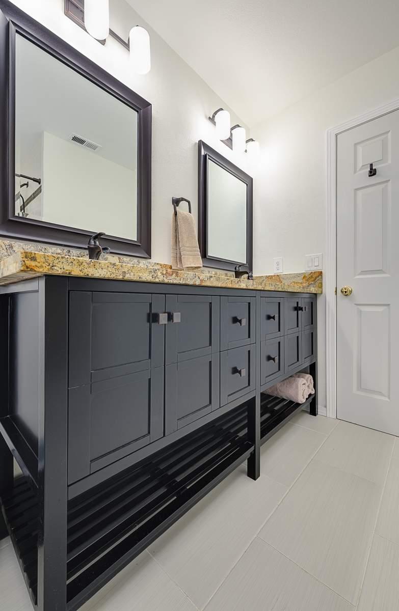 Milwaukie Dual Bathroom Remodel by American Made Construction 