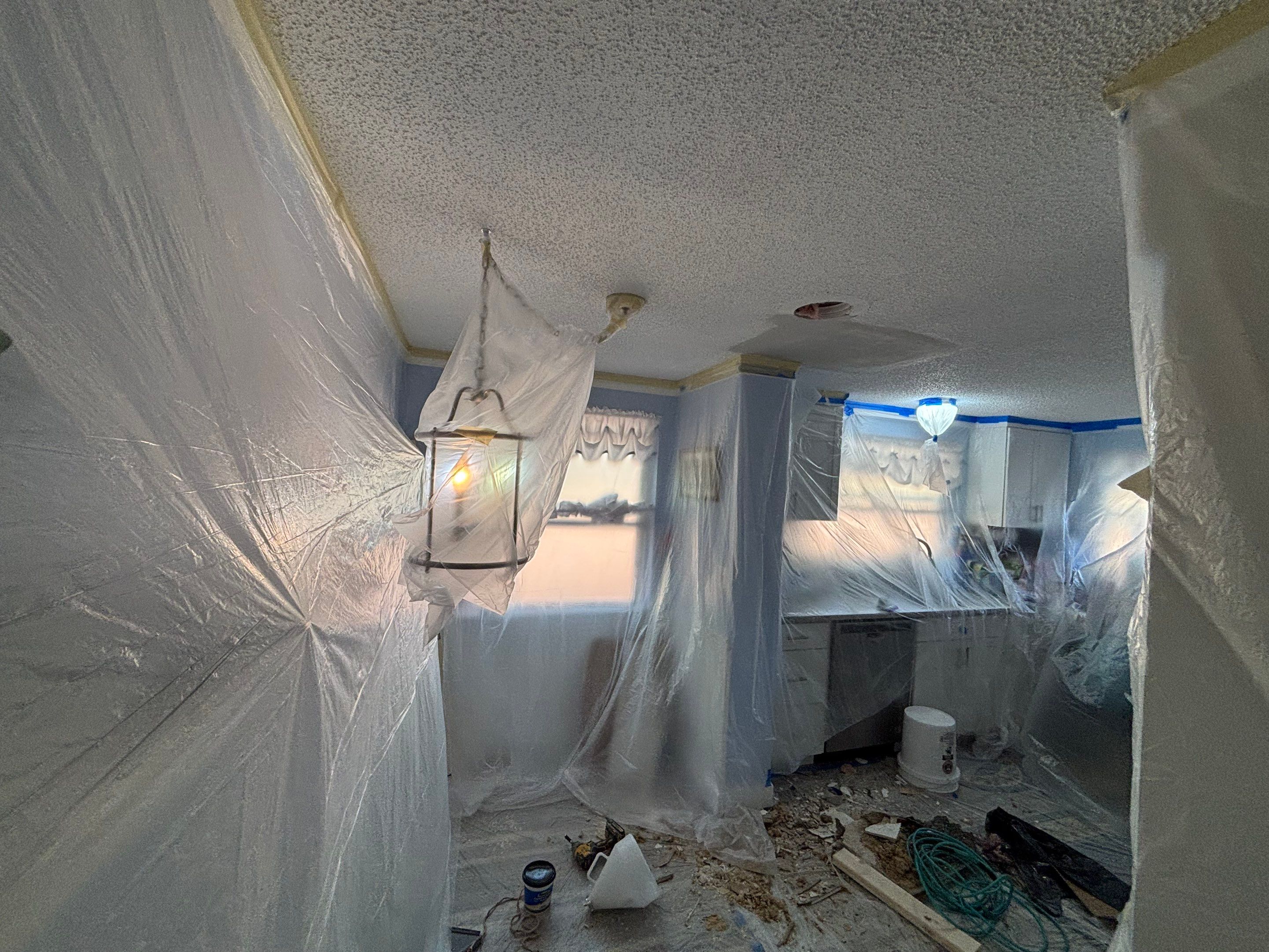 Kitchen Ceiling Drywall Repair by Praise God Painting, LLC