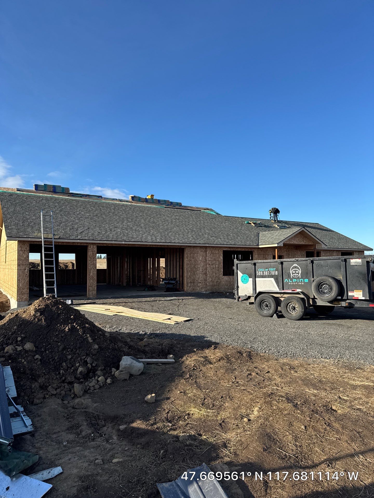 Project in Medical Lake, Washington by Alpine Roofing