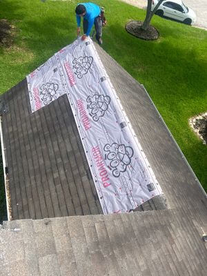 Residential Roofing Repair using Owen's Corning Duration (Lifetime) Shingles