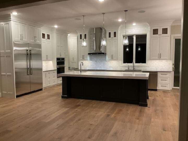 New Kitchen using Shiloh Cabinetry by Kitchen Works LLC