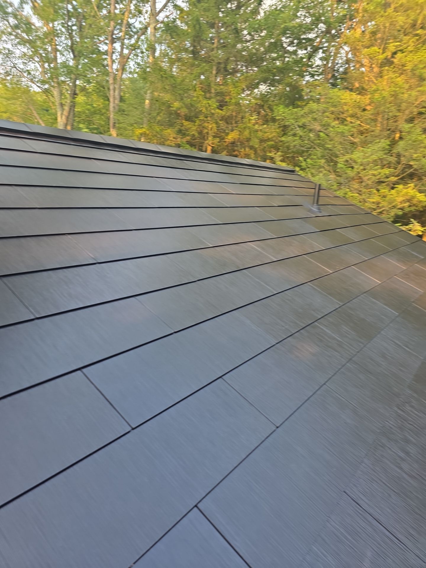 Stunning Tesla Solar Roof Cabin in the Woods by American Home Contractors