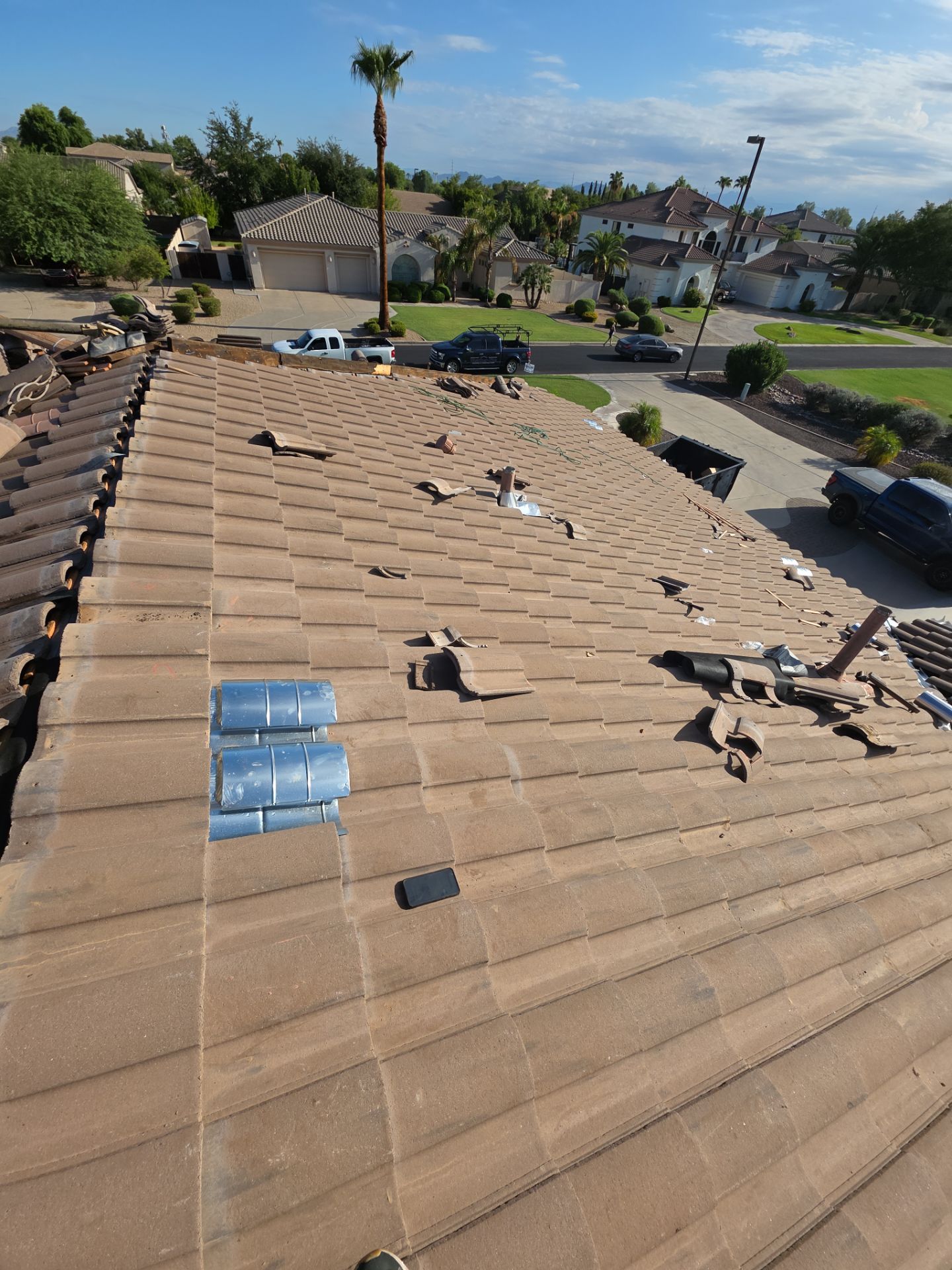 Recent Rain and Storm Damage in Gilbert by Weather-Tite Roofing