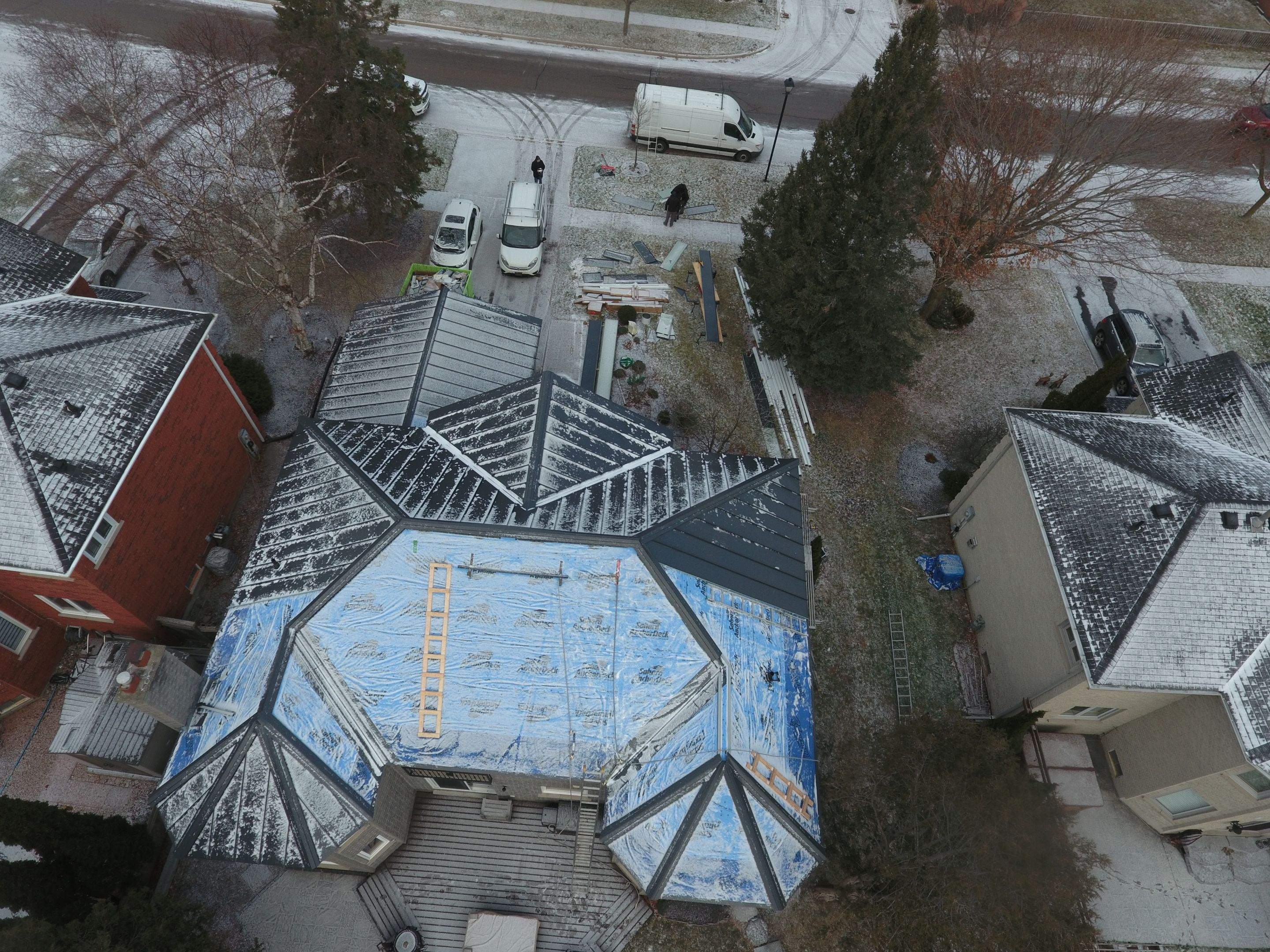 Roof Replacement using 16" Standing Seam Panels by Jay Carter Roofing & Sheet Metal