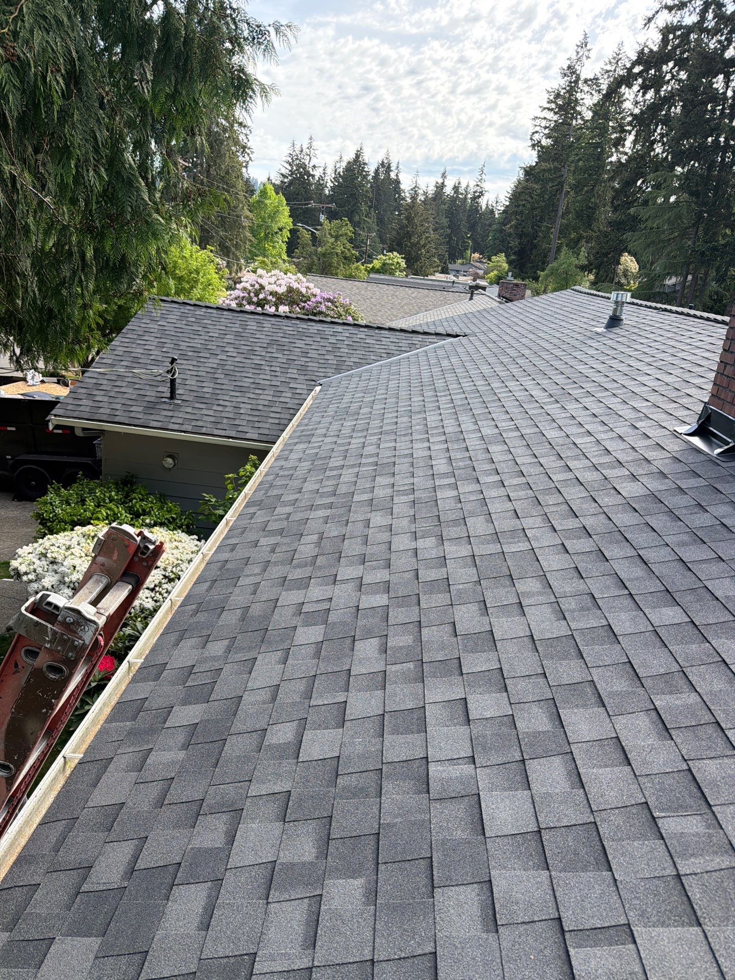 Residential Roofing Installation using GAF HDZ Shingles by Roofing Formula LLC