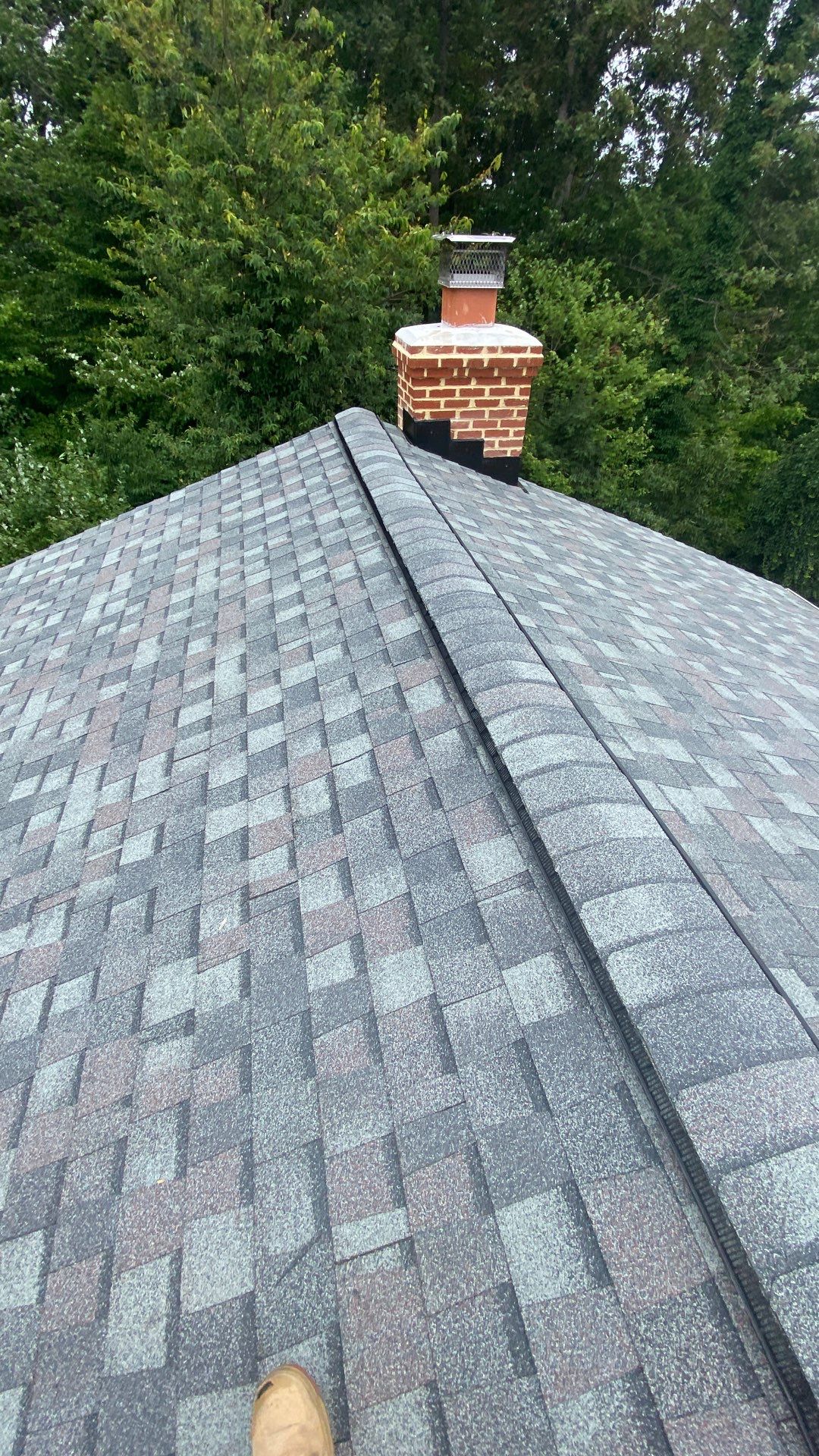 Woodbridge: Roof Replacement with CertainTeed Landmark Pro Designer Shingles in Max Def Colonial Slate by RM Banning, Inc.