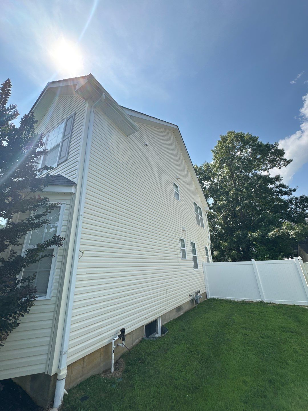 Residential Cleaning using House SoftWash by SJ Exterior