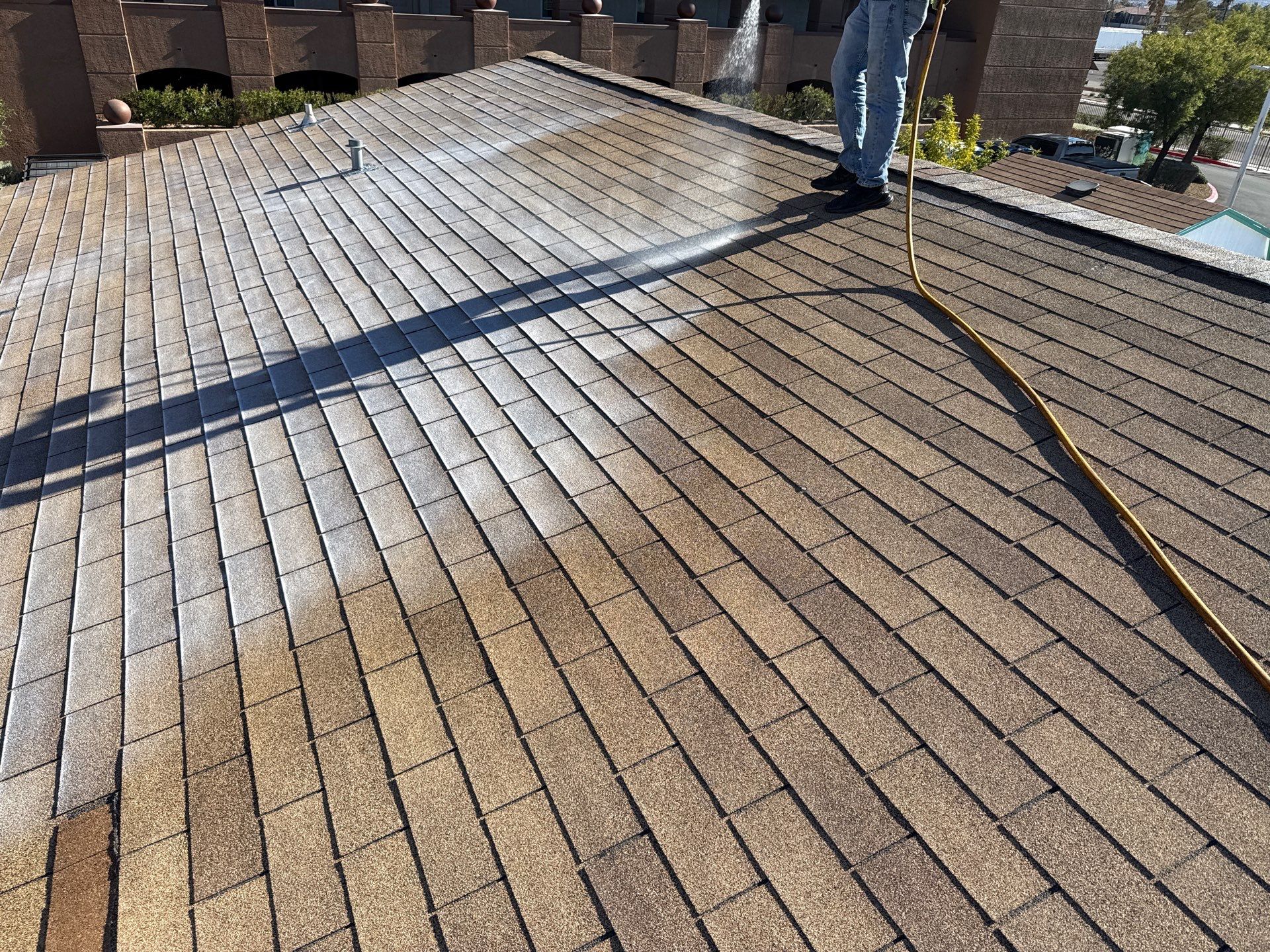 Project by Roof Maxx of East Las Vegas by KLEEN Bin Service
