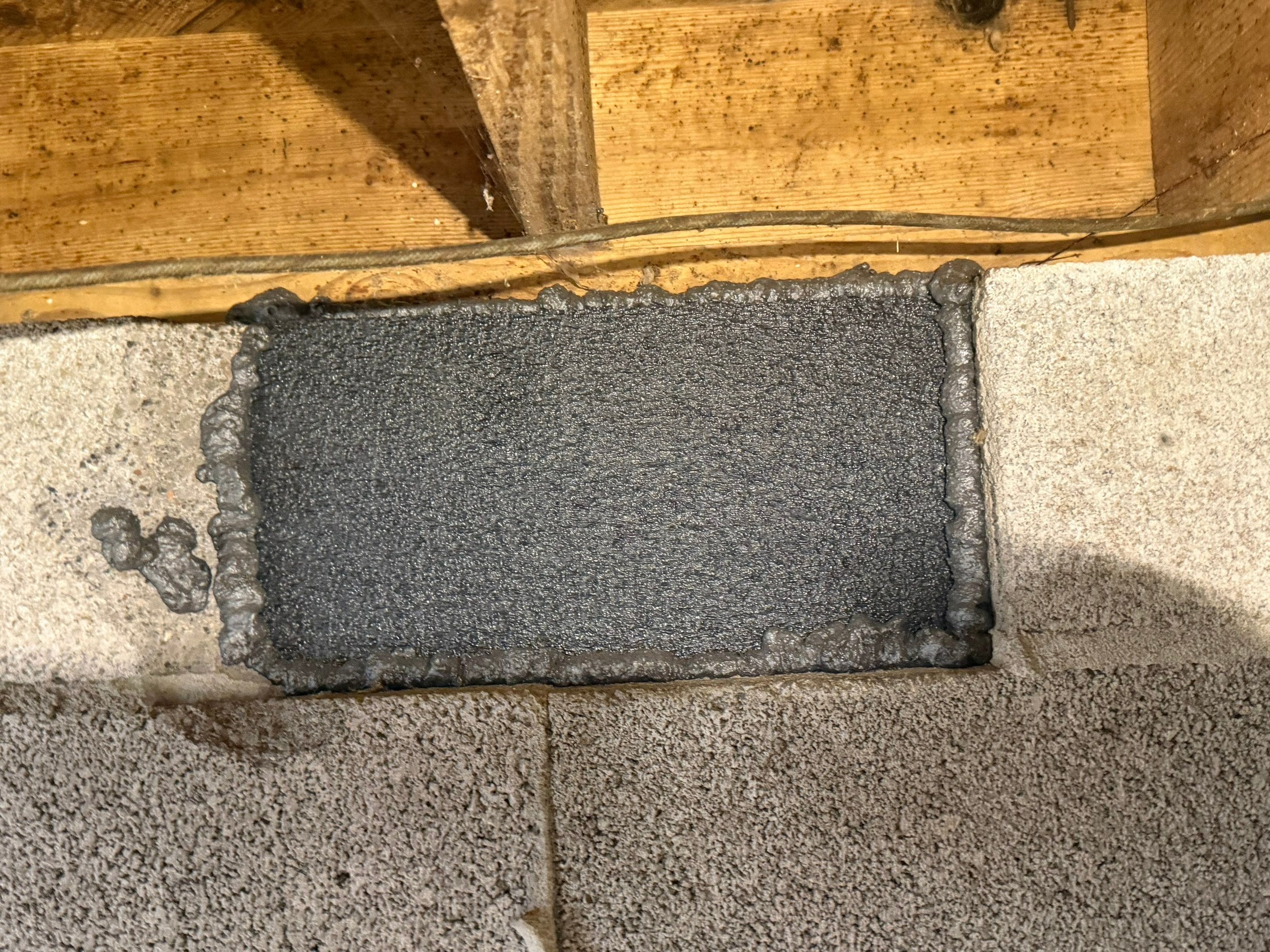 Project in Norfolk by Patriot Crawl Space Repairs