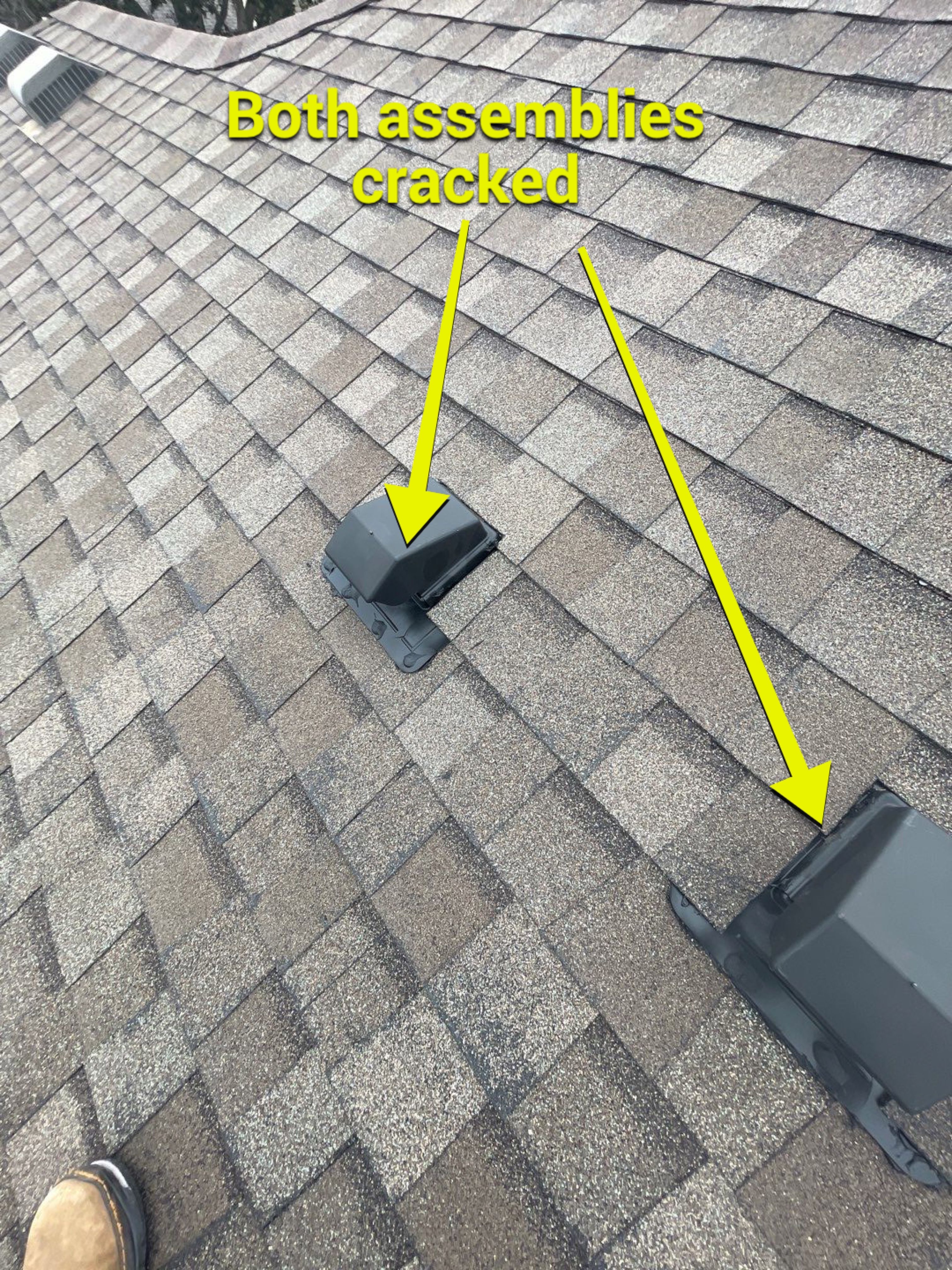 Residential Roofing Repair using Attic Vents by Lighthouse Roofing