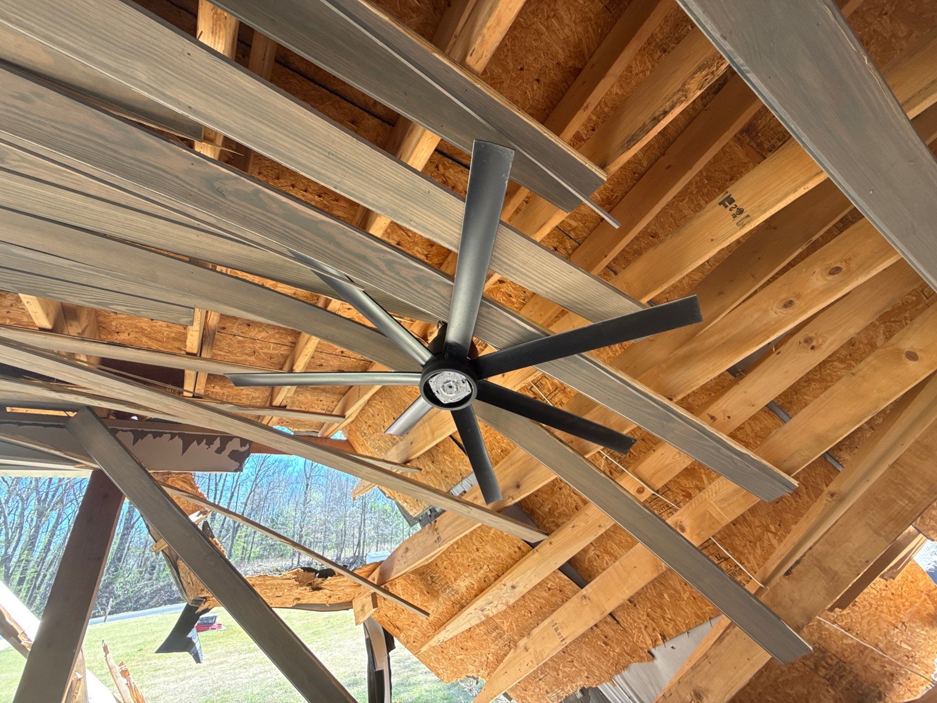 Structural Roof Restoration and Porch Repair in Hernando MS by Revival Roofing Services