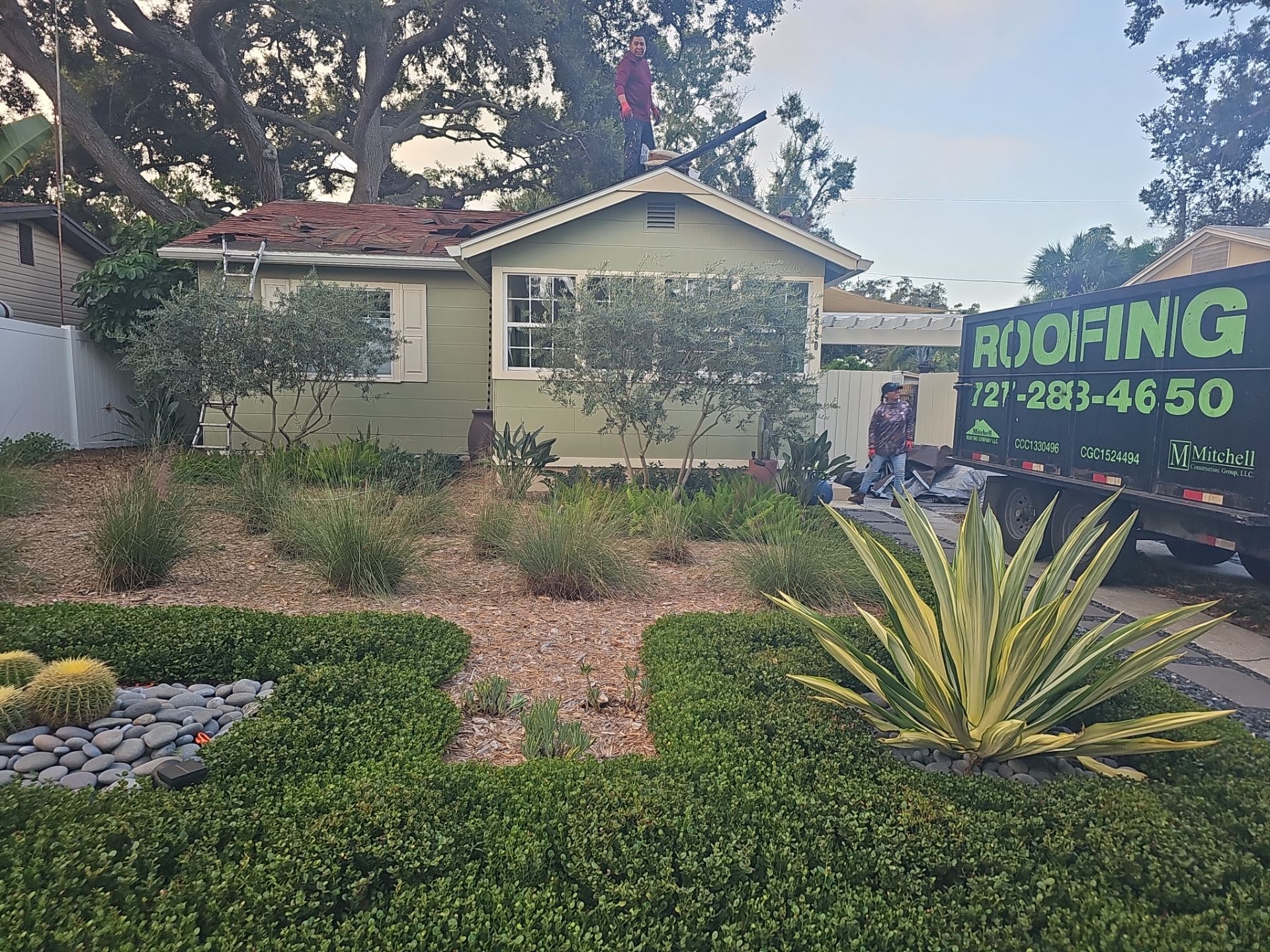 Project in St. Petersburg 33776 by Mitchell Roofing Company LLC 