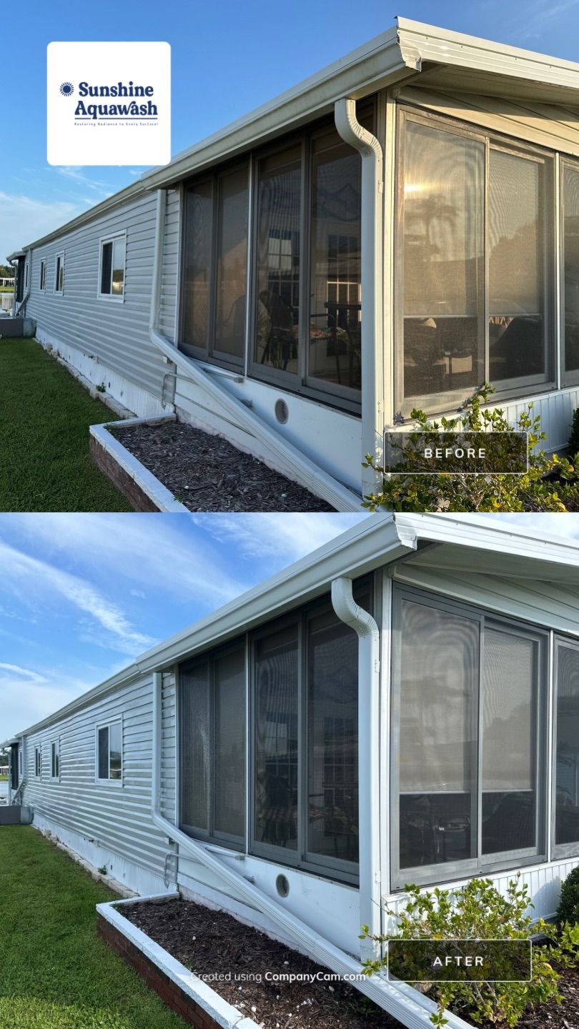 🏡 Mobile Home Soft Wash – Colony Cove, Ellenton, FL by Sunshine AquaWash