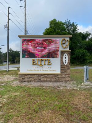 Monument Sign for Elite Dental