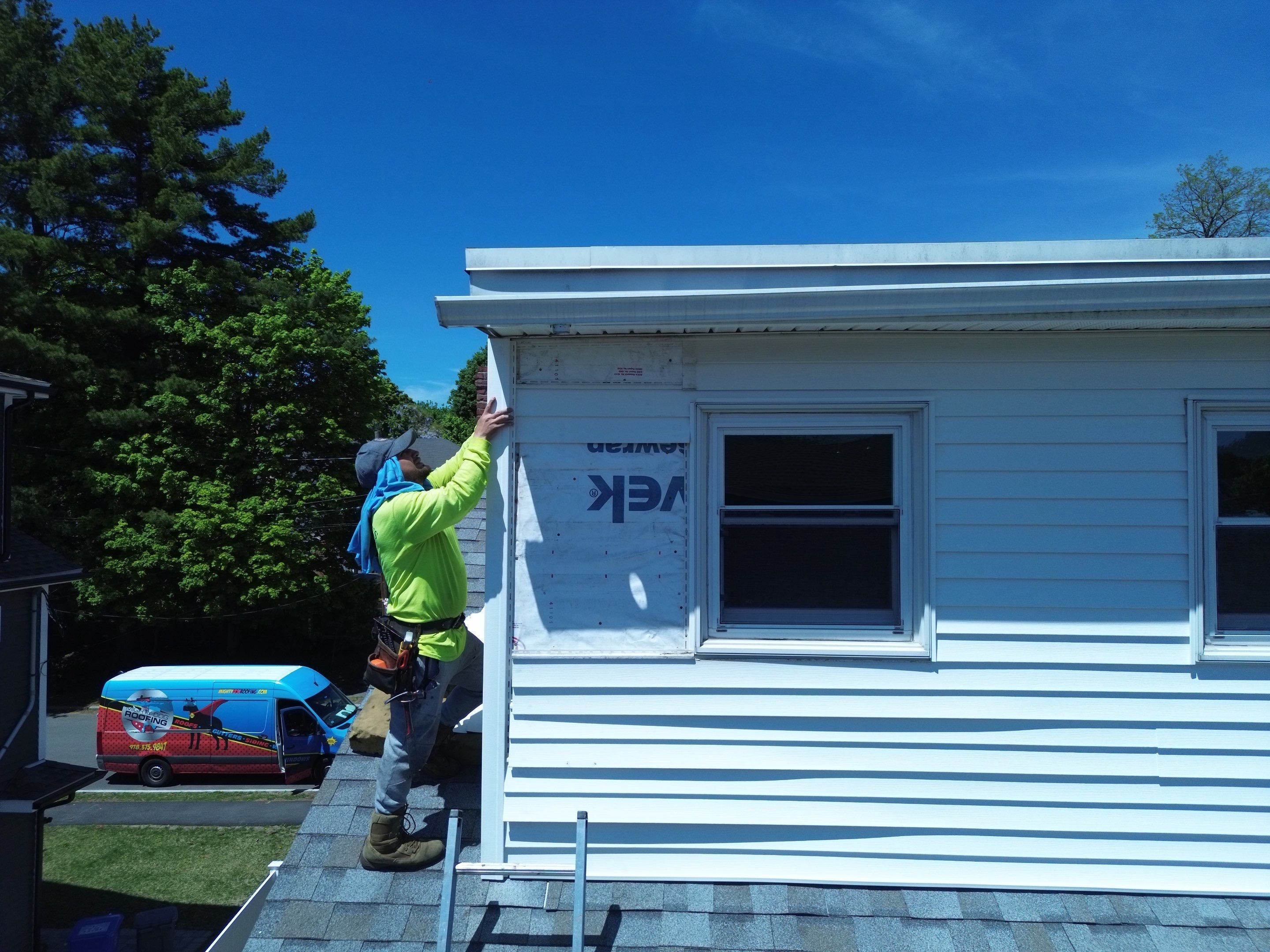 Siding & Soffit Repair — Waltham, MA by Mighty Dog Roofing of Greater Middlesex County