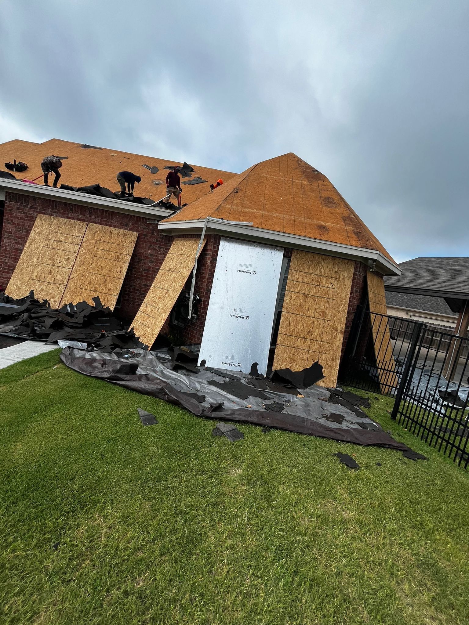 Project in Cleburne by Lonestar Roofing and Restoration LLC.