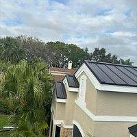 24ga 1" Nail-Strip Dark Bronze  by Total Roofing System The Metal Roof Experts