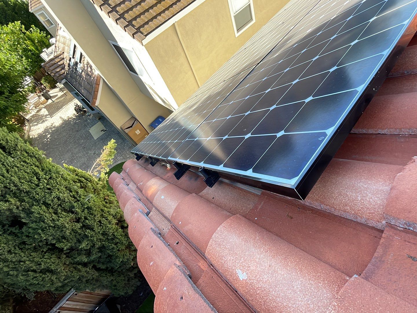 Solar Panel Bird Proofing using Critter Guard Mesh by All One Solar Shine