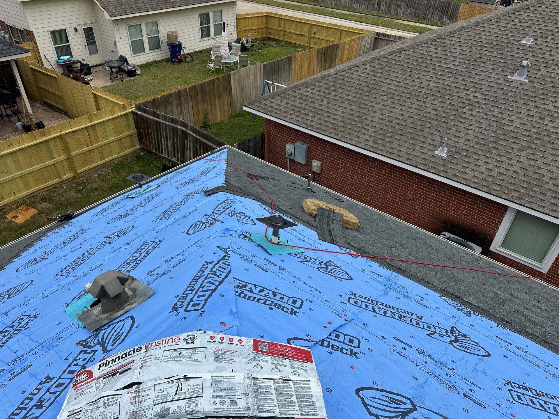 Project in Houston by Motion Roofing