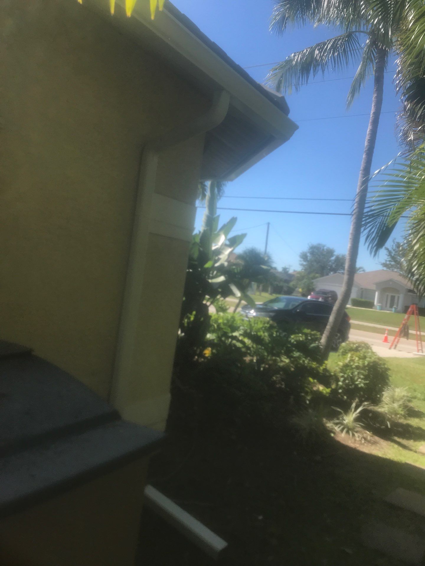 Seamless Gutters using Splash Guard in Cape Coral FL by Gutter Professors
