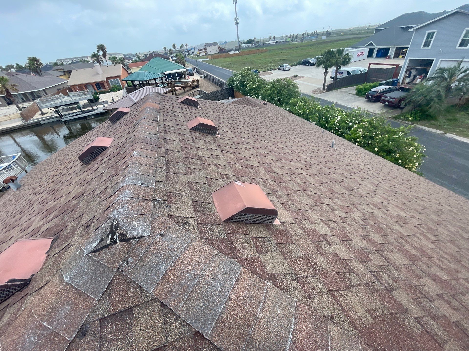 Residential Roofing Installation using GAF HDZ Barkwood by Lighthouse Roofing