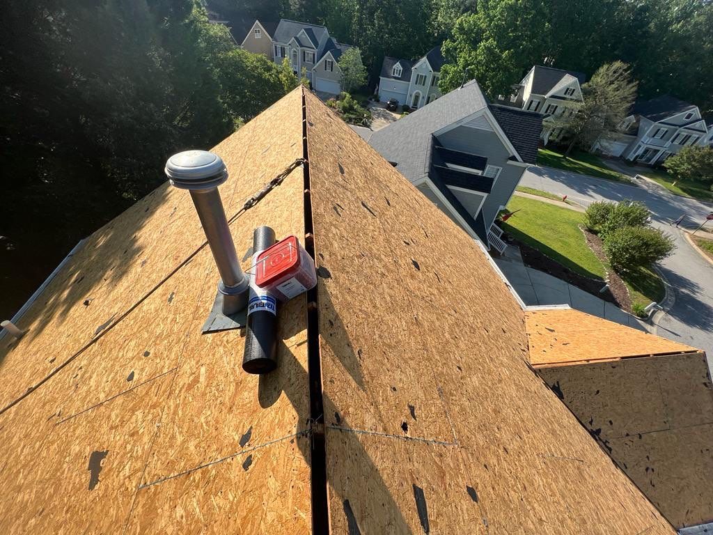 Roof replacement by hail damage by Just Brilliant Restoration JBR