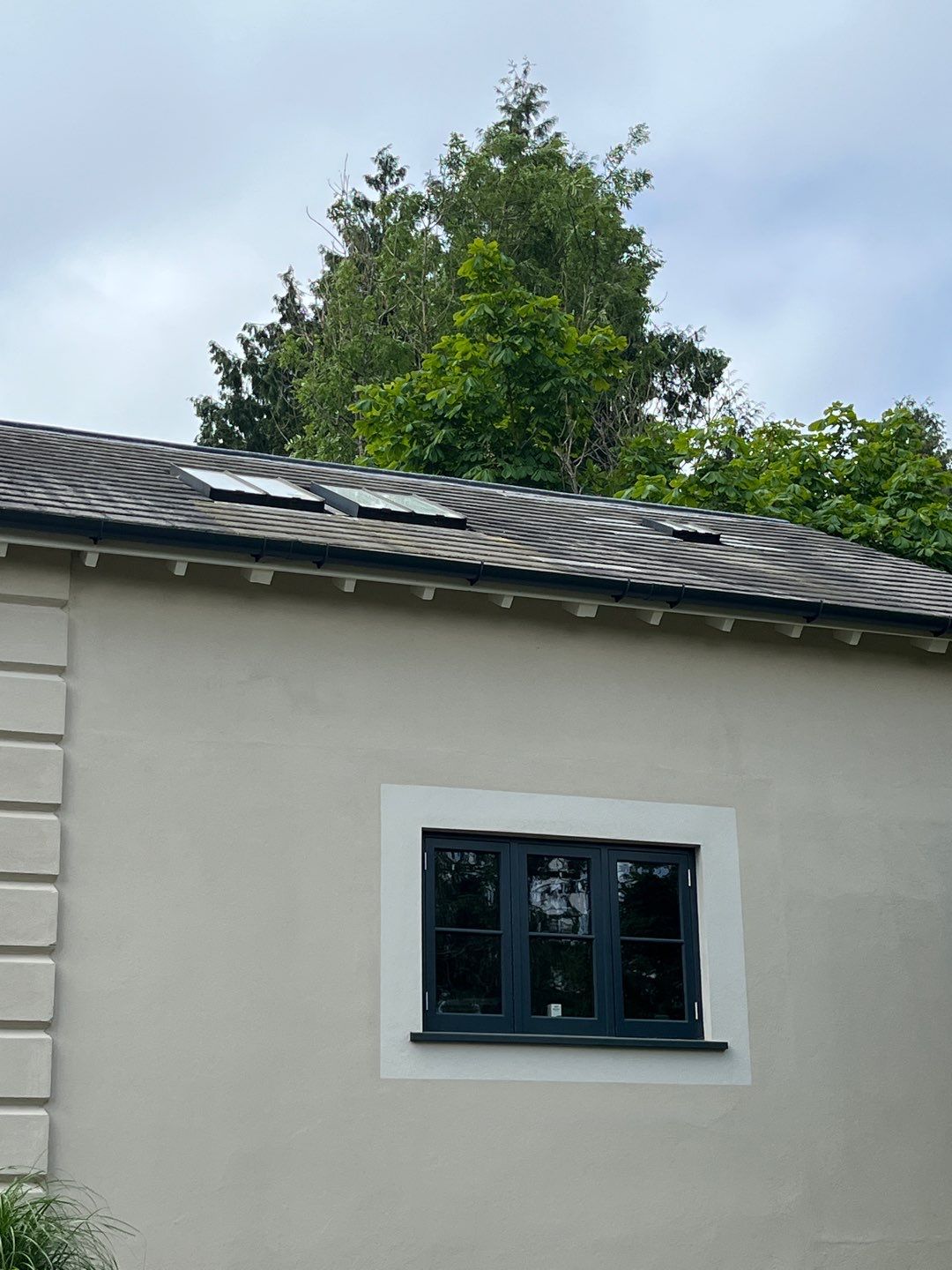 Render Clean using Honda 15lpm Low Pressure Washing Machine by Ges Exterior Cleaning ltd
