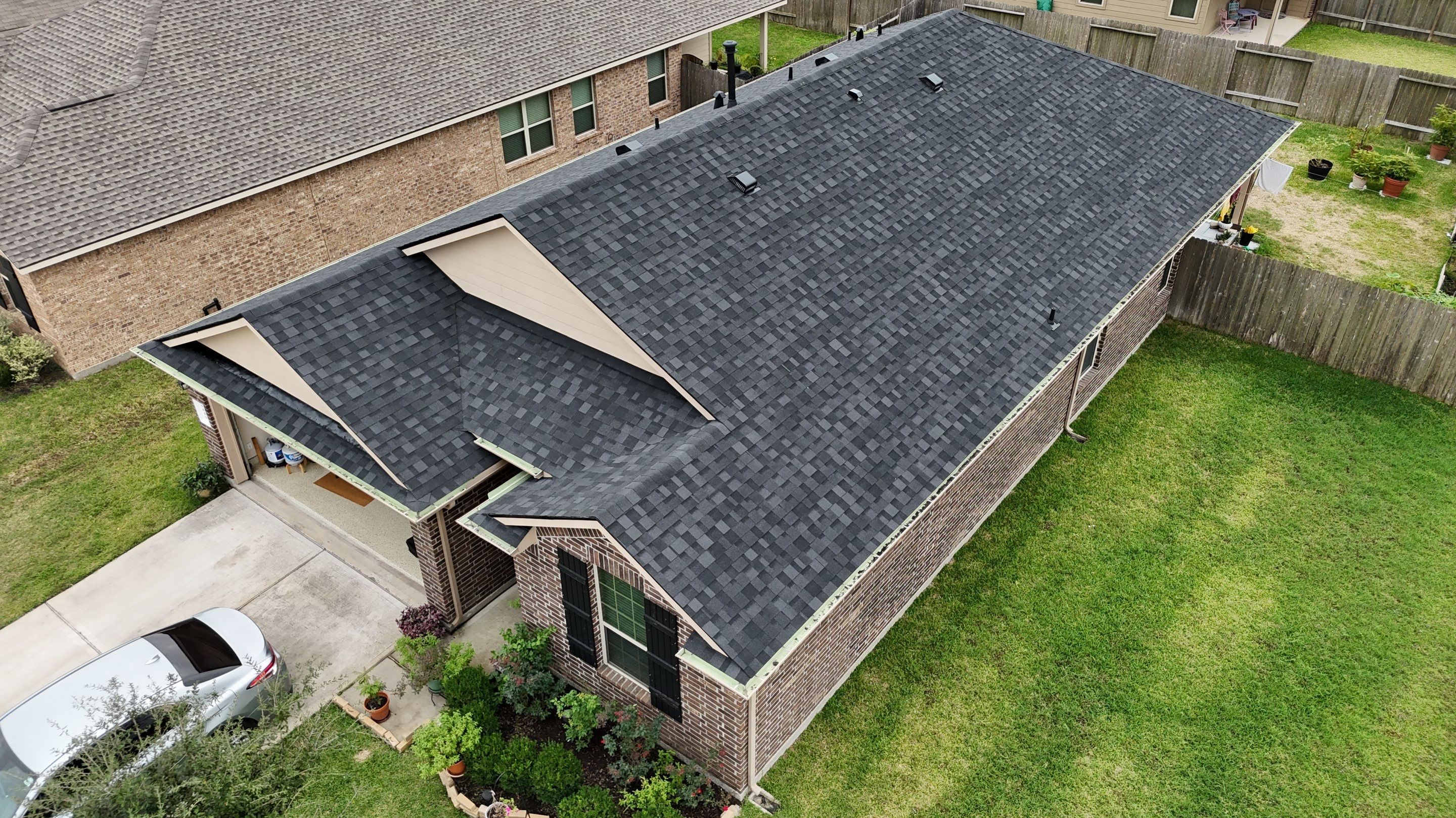 Roof Replacement completed after Insurance approval in Tomball by Core Four Roofing