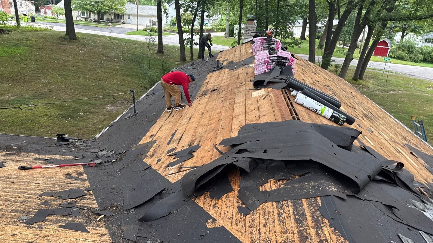 Roof Replacement using Owens Corning Estate Gray by 180 Contractors
