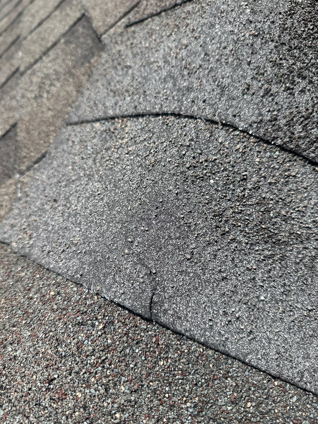 Hail Damage using Owen's Corning Duration (Lifetime) Shingles by Roof Repair Company