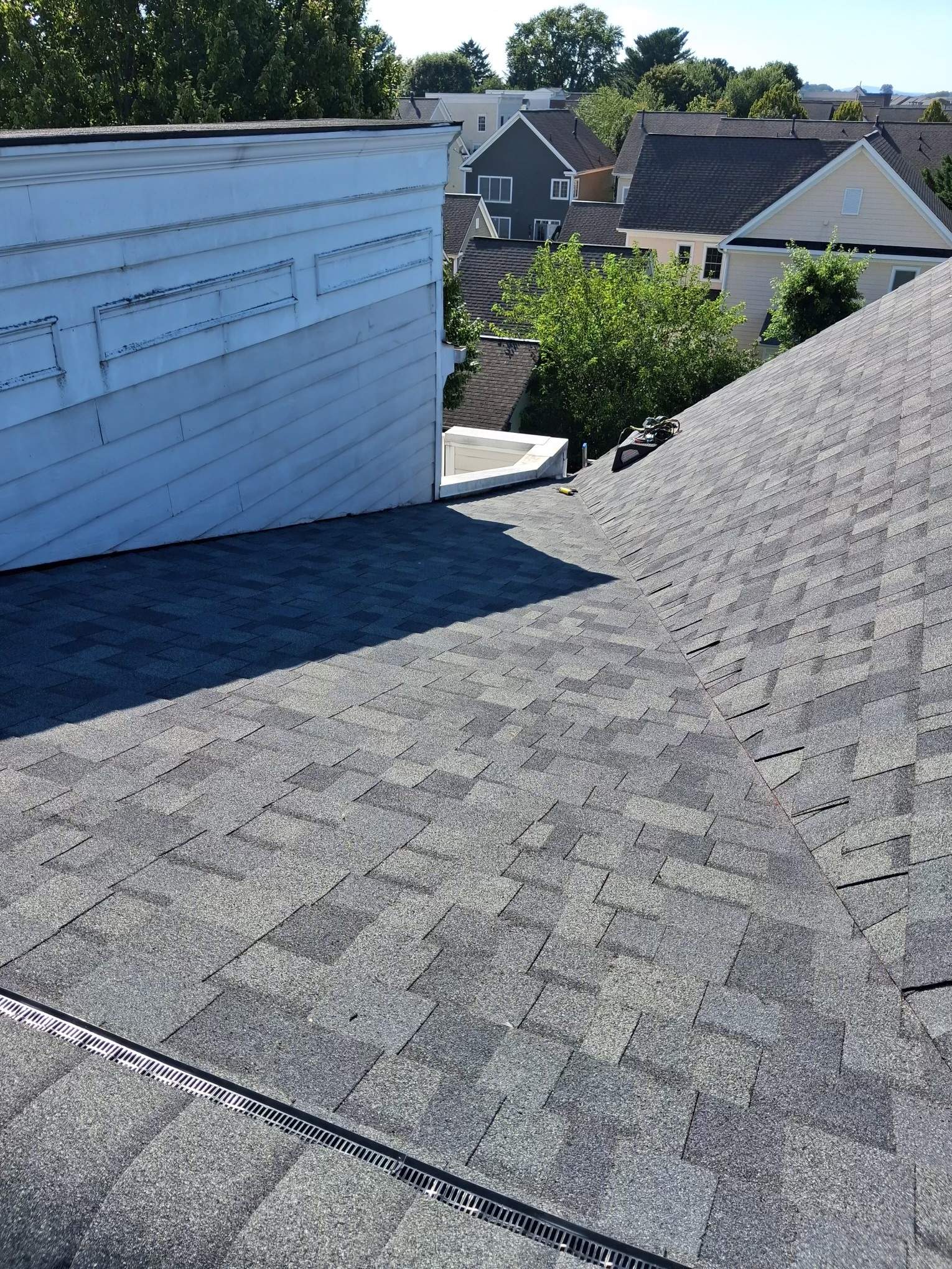 Multi-Story Residential Roof Replacement in Urbana by Frederick Roof Repair