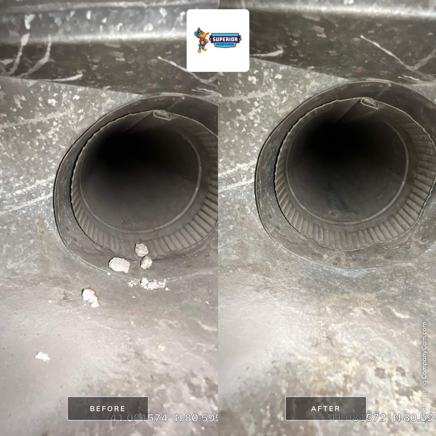 Air Duct Cleaning With a Vacuum Truck in Campbell, OH by Superior Air Duct Cleaning