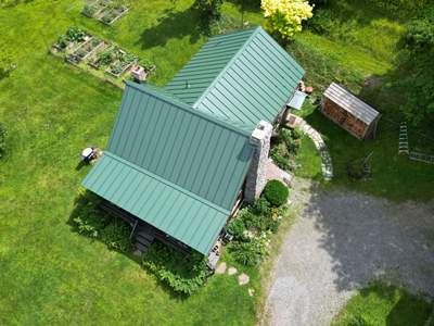 Residential Roofing Installation using Standing Seam 