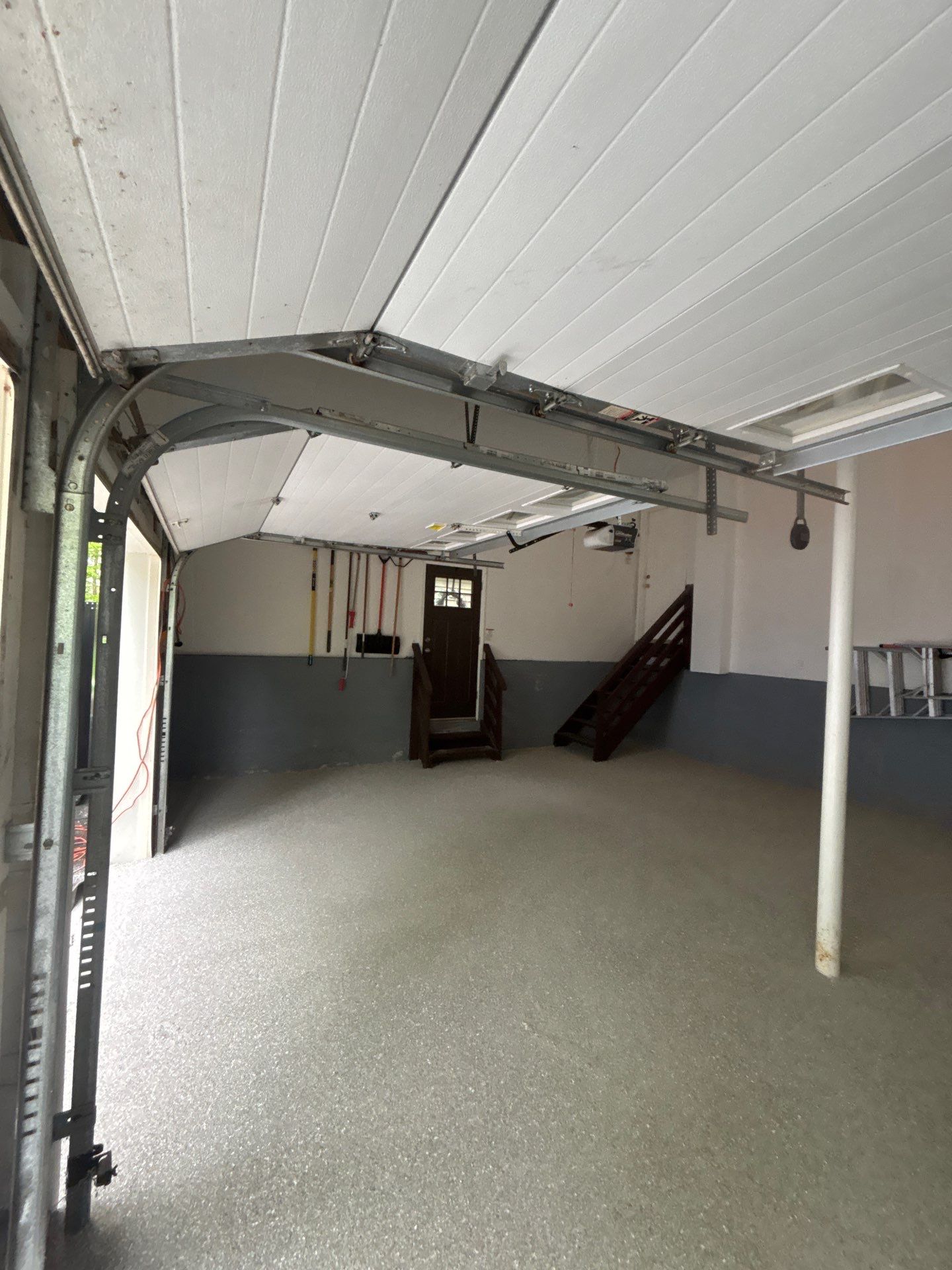 Travertine Polyurea Garage Floor Coating in Randolph, New Jersey by Spectrum Painting, LLC