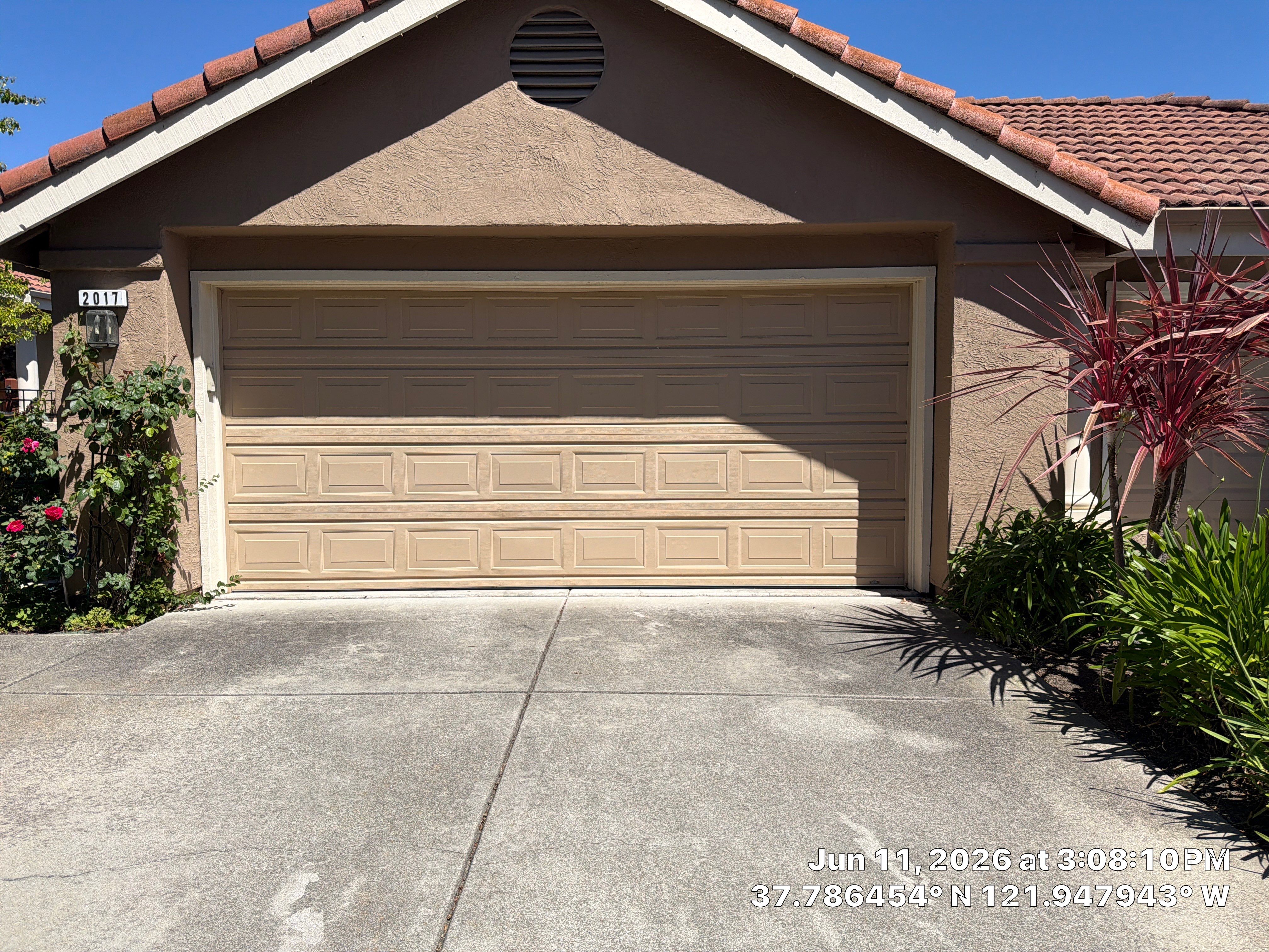 Multi-Panel Garage Door Repair and Hardware Service in San Ramon by Valiant Garage Door