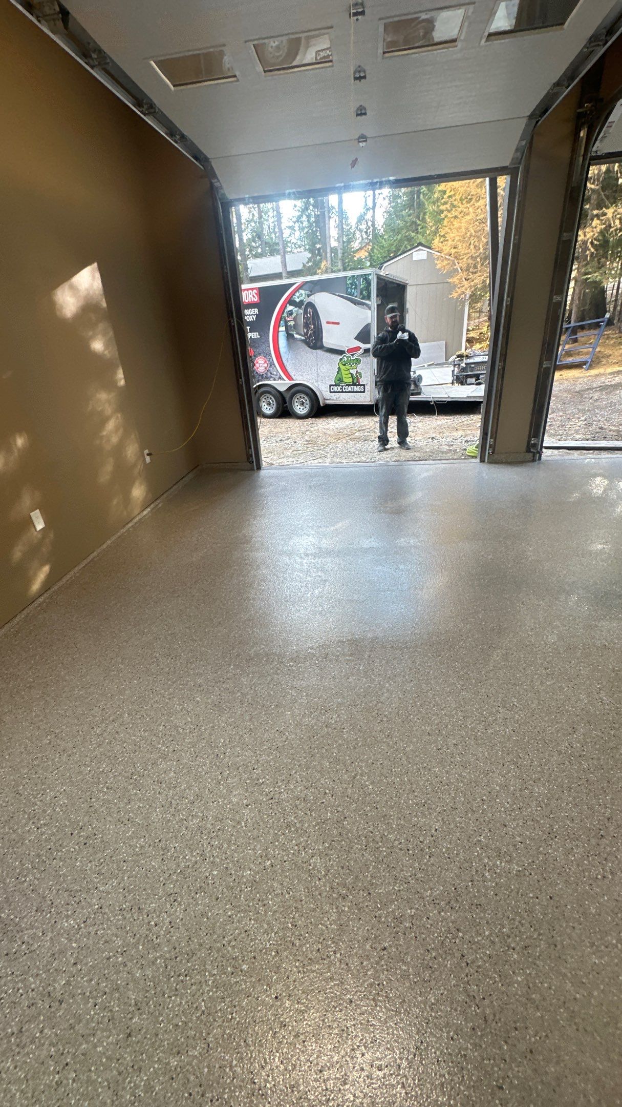 Shop Transformation using Claystone Hybrid by Croc Coatings, LLC